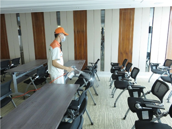 高潔雅中裕燃氣甲醛治理進行中